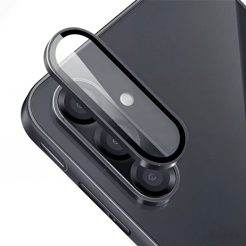 Γυαλί Προστασίας Eagle Eye Camera Lens Glass with Positioning Plate  Samsung Galaxy A56 5G SM-A566 Tempered Glass 9H AntiCrash / AntiShock  Black