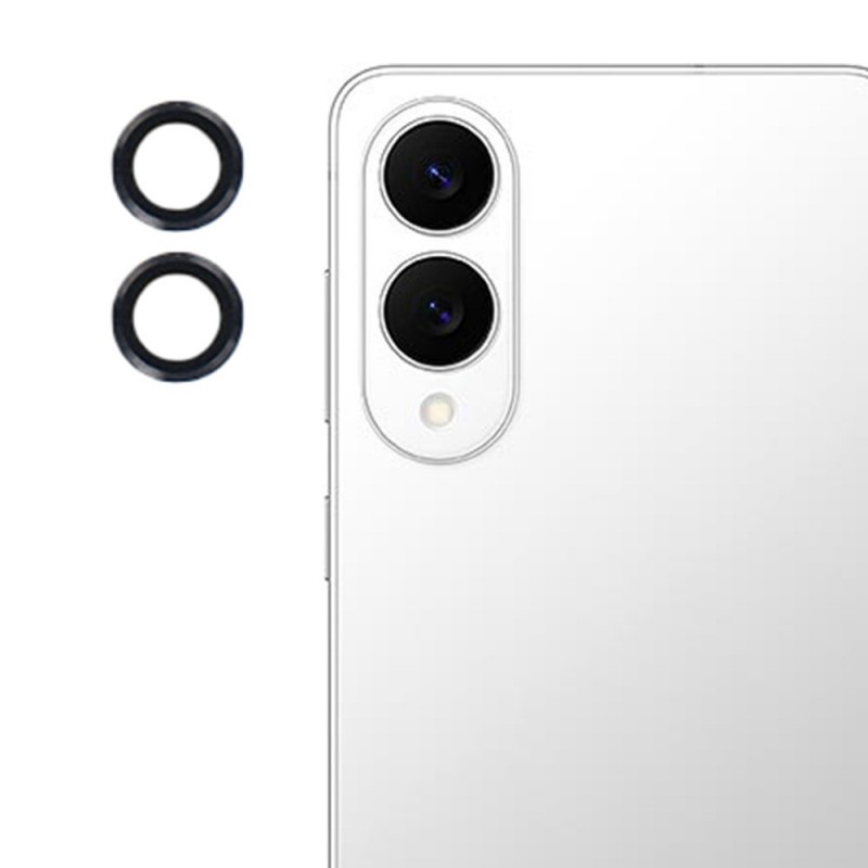 Γυαλί Προστασίας Eagle Eye Camera Lens with Metal Ring  and Positioning Plate  Samsung Galaxy S25 Edge SM-S937 Tempered Glass 9H AntiCrash / AntiShock  Black