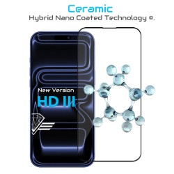 Γυαλί Προστασίας Full Face Glass 3D Diamond Apple iPhone 17 Pro Max (6.9") Borderless Glass 9H AntiCrash / AntiShock / Anti-Dust Black