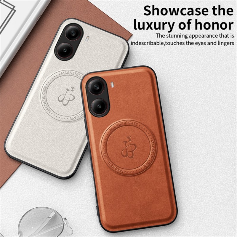 Θήκη Back Cover Leather Magsafe with Stand Xiaomi Poco F7 5G / Redmi Turbo 4 Pro 5G Black