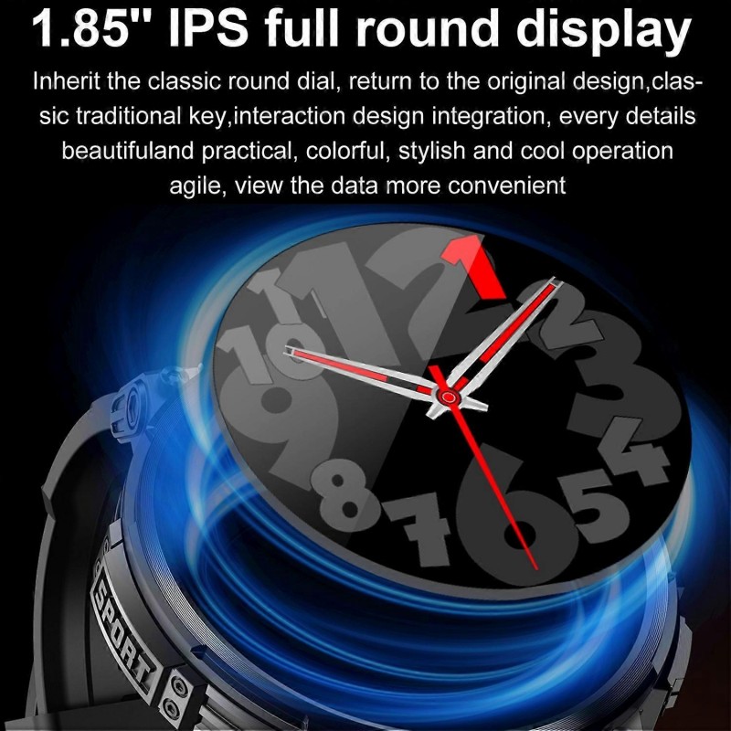 Smartwatch LEMFO K66 with Bluetooth Call Black