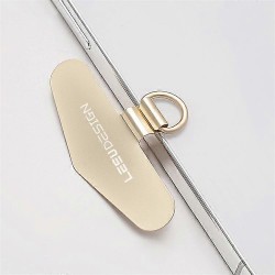 Ανταλλακτικό Pad Leeu Design για Λουράκι Λαιμο΄ύ Stainless Steel Ultra-Thin Mobile Pad Hanging Rope Clip Gold Ανταλλακτικό Pad Leeu Design για Λουράκι Λαιμο΄ύ Stainless Steel Ultra-Thin Mobile Pad Hanging Rope Clip Gold