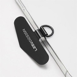 Ανταλλακτικό Pad Leeu Design για Λουράκι Λαιμο΄ύ Stainless Steel Ultra-Thin Mobile Pad Hanging Rope Clip Black Ανταλλακτικό Pad Leeu Design για Λουράκι Λαιμο΄ύ Stainless Steel Ultra-Thin Mobile Pad Hanging Rope Clip Black