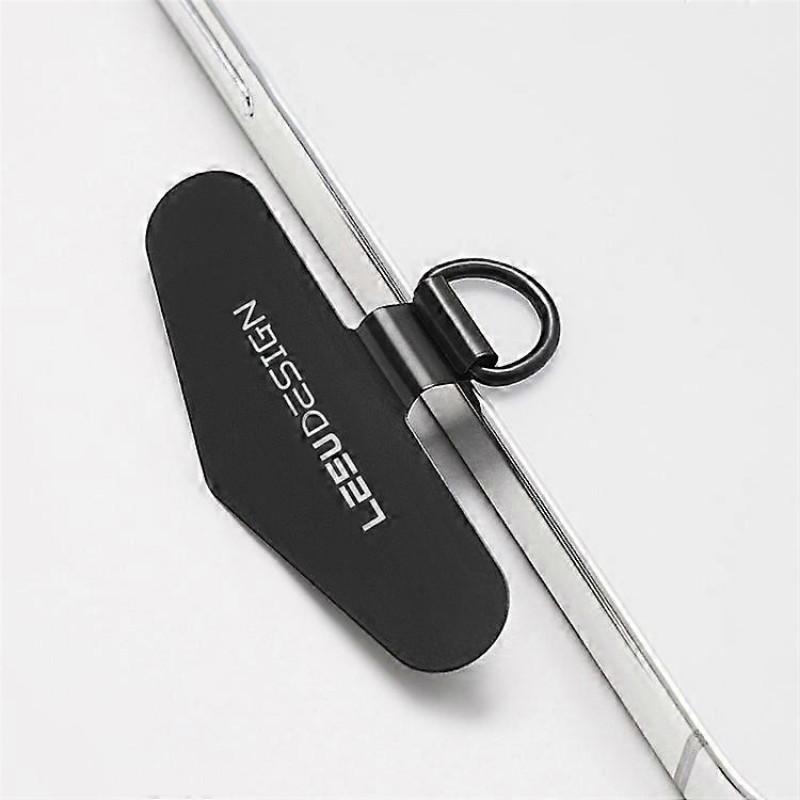 Ανταλλακτικό Pad Leeu Design για Λουράκι Λαιμο΄ύ Stainless Steel Ultra-Thin Mobile Pad Hanging Rope Clip Black Ανταλλακτικό Pad Leeu Design για Λουράκι Λαιμο΄ύ Stainless Steel Ultra-Thin Mobile Pad Hanging Rope Clip Black