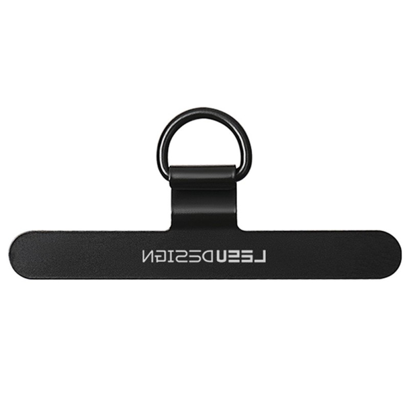 Ανταλλακτικό Pad Leeu Design για Λουράκι Λαιμο΄ύ Stainless Steel Ultra-Thin Mobile Pad Hanging Rope Clip Black