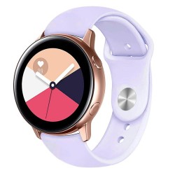 Ανταλλακτικό λουράκι QuickFit Reverse Buckle Silicone για Huawei Watch GT4 (41mm)  / Huawei Watch GT 5 (41MM)  / GT 5 Pro / Honor S1 (18mm) Lilac