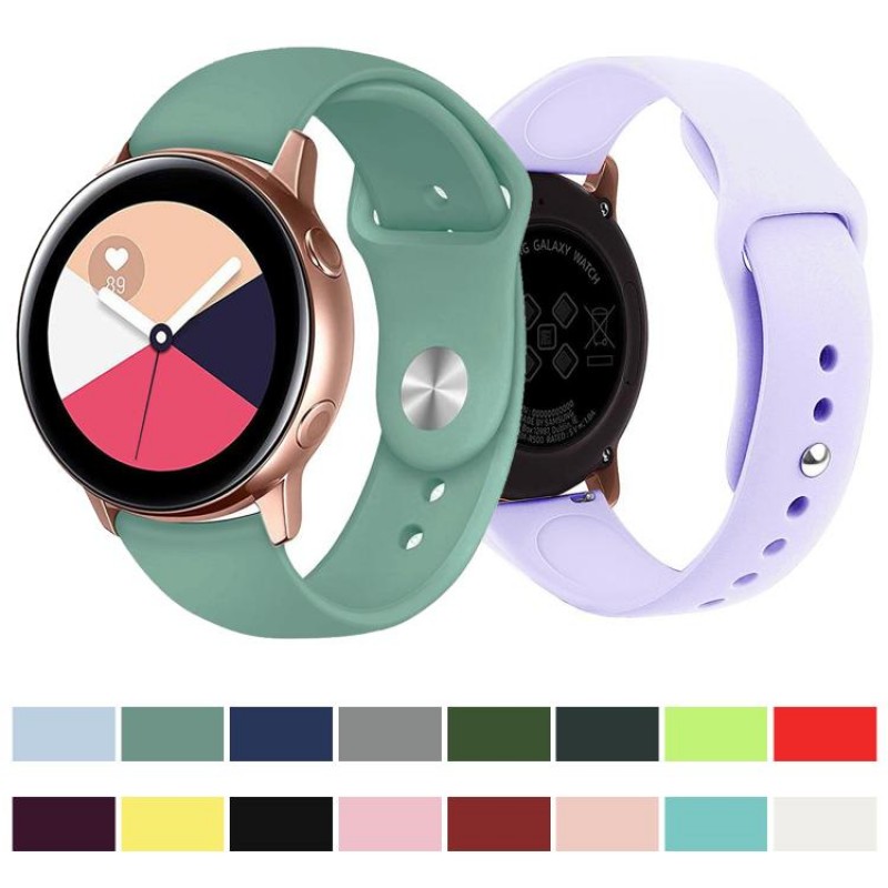Ανταλλακτικό λουράκι QuickFit Reverse Buckle Silicone για Huawei Watch GT4 (41mm)  / Huawei Watch GT 5 (41MM)  / GT 5 Pro / Honor S1 (18mm) Lilac