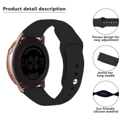 Ανταλλακτικό λουράκι QuickFit Reverse Buckle Silicone για Huawei Watch GT4 (41mm)  / Huawei Watch GT 5 (41MM)  / GT 5 Pro / Honor S1 (18mm) Lilac