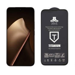 Γυαλί Προστασίας IDOL 1991 Titanium Xiaomi 15T Pro Tempered Glass 9H AntiCrash / AntiShock Full Glue Black  Γυαλί Προστασίας IDOL 1991 Titanium Xiaomi 15T Pro Tempered Glass 9H AntiCrash / AntiShock Full Glue Black