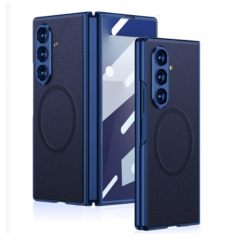 Θήκη Integrated Metallic Cover with Magsafe Samsung Galaxy Z Fold7 5G SM-F966 Blue