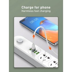 Αντάπτορας LDNIO USB σε USB-C LC150 Grey