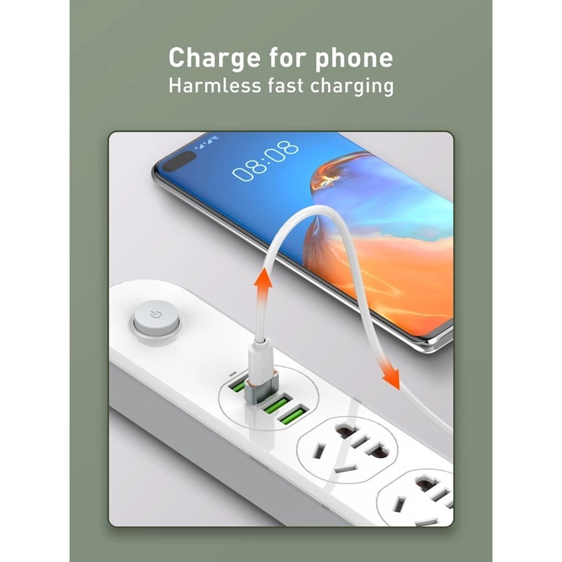 Αντάπτορας LDNIO USB σε USB-C LC150 Grey