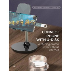 Αντάπτορας LDNIO USB σε USB-C LC140 Grey