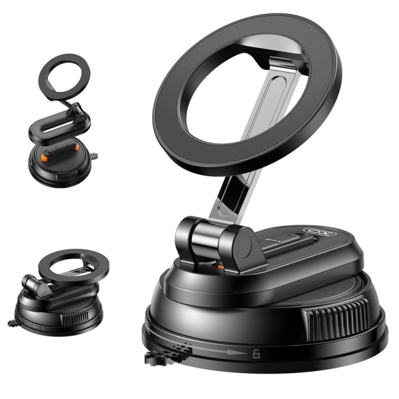 Βάση Αυτοκινήτου XO C175 Magnetic Suction Cup with Magsafe Car Holder Black