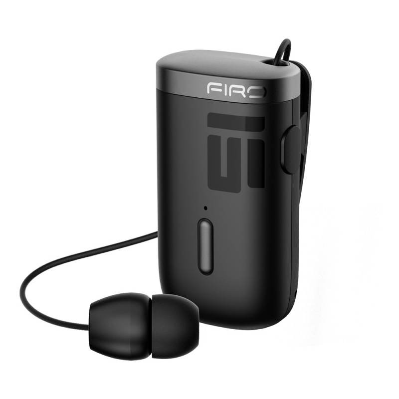 Ακουστικό Bluetooth Firo H18 Retractable Earphone Black Ακουστικό Bluetooth Firo H18 Retractable Earphone Black