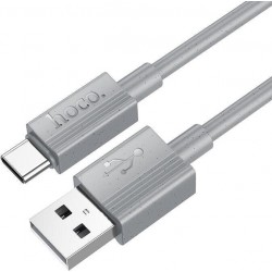 Καλώδιο Data Hoco X107 Favor Charging Data Cable 60W USB-A to Type-C 1m Grey