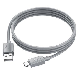 Καλώδιο Data Hoco X107 Favor Charging Data Cable 60W USB-A to Type-C 1m Grey