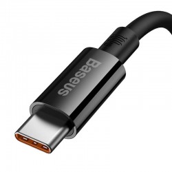 Καλώδιο Φόρτισης Baseus Superior Series USB-A to USB-C 100W 6A 2m Black