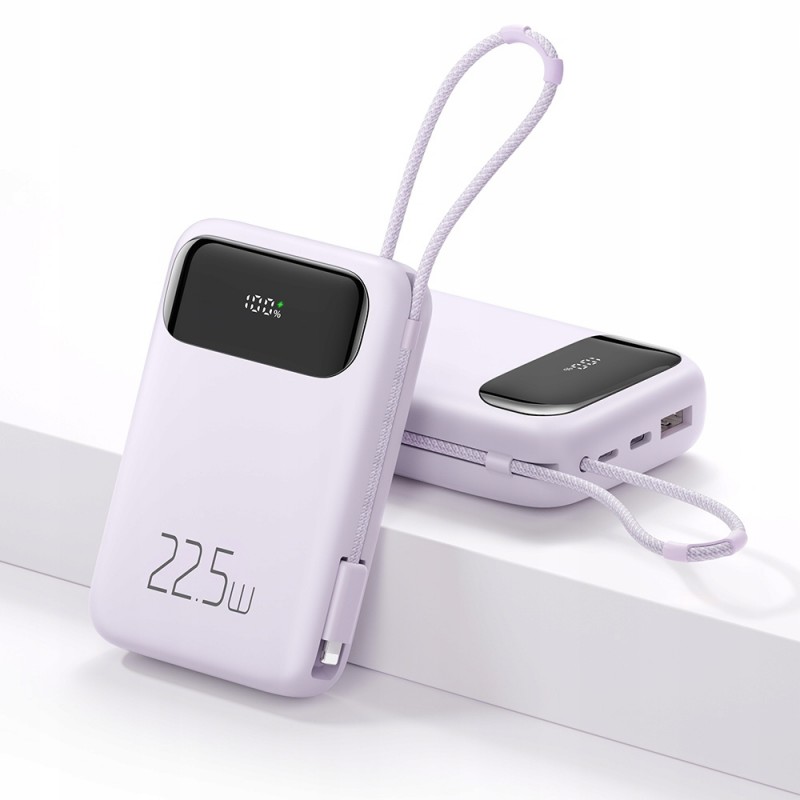 Εξωτερική Μπαταρία Mcdodo Power Bank MC-3255 10000mAh, 22.5W Lightning Cable Purple