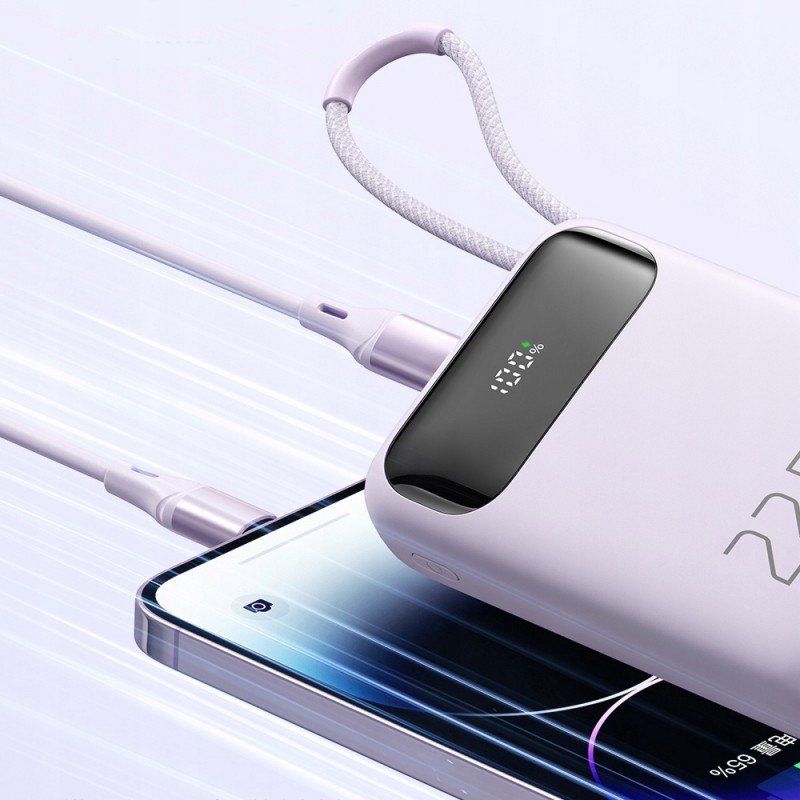 Εξωτερική Μπαταρία Mcdodo Power Bank MC-3255 10000mAh, 22.5W Lightning Cable Purple