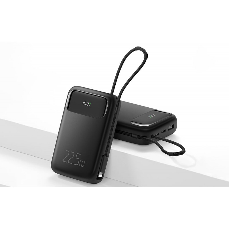 Εξωτερική Μπαταρία Mcdodo Power Bank MC-3253 10000mAh, 22.5W Lightning Cable Black