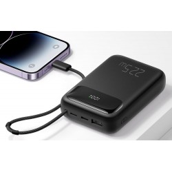 Εξωτερική Μπαταρία Mcdodo Power Bank MC-3253 10000mAh, 22.5W Lightning Cable Black