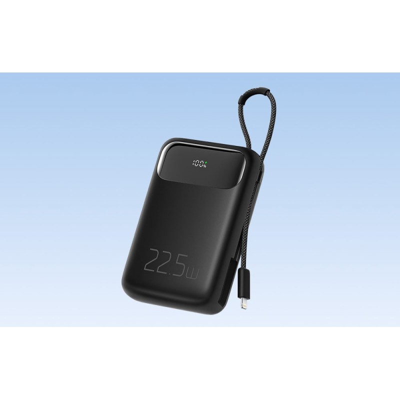 Εξωτερική Μπαταρία Mcdodo Power Bank MC-3253 10000mAh, 22.5W Lightning Cable Black