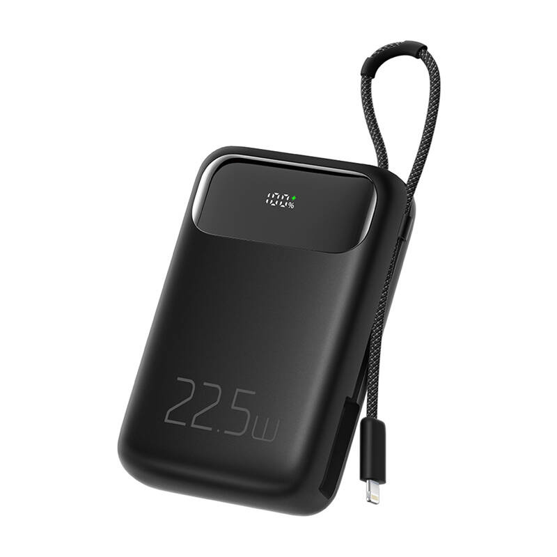 Εξωτερική Μπαταρία Mcdodo Power Bank MC-3253 10000mAh, 22.5W Lightning Cable Black