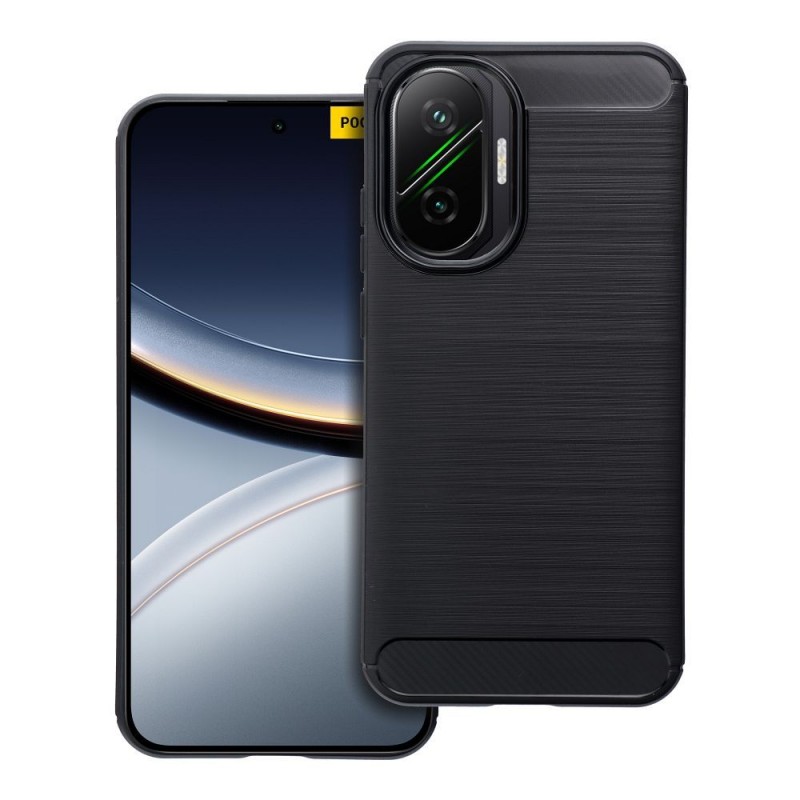 Θήκη Carbon Cover Case Xiaomi Poco F7 5G / Redmi Turbo 4 Pro 5G Black
