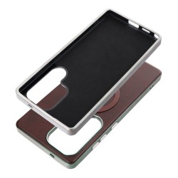 Θήκη Gentleman Mag Cover with Magsafe Samsung Galaxy S25 Ultra 5G S938 Brown