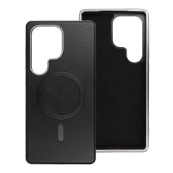 Θήκη Gentleman Mag Cover with Magsafe Samsung Galaxy S25 Ultra 5G S938 Black