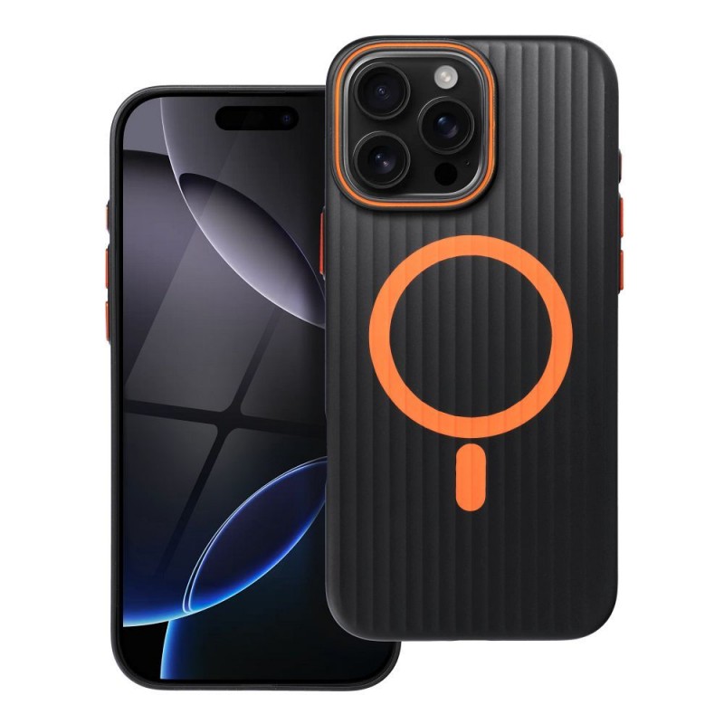 Θήκη Simply with Magsafe Apple iPhone 16 Pro Max (6.7") Titanium Black