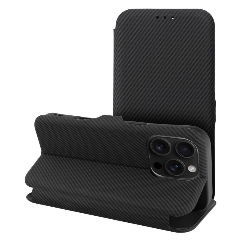 Θήκη Folio Side Magnet Book Cover Apple iPhone 16 Pro Max (6.9") Black Θήκη Folio Side Magnet Book Cover Apple iPhone 16 Pro Max (6.9") Black