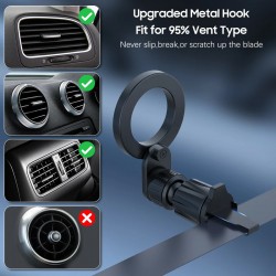 Βάση Αυτοκινήτου Blavec BH-03 Magnetic Ring to Air Vent (BH03-MAVRB) Black