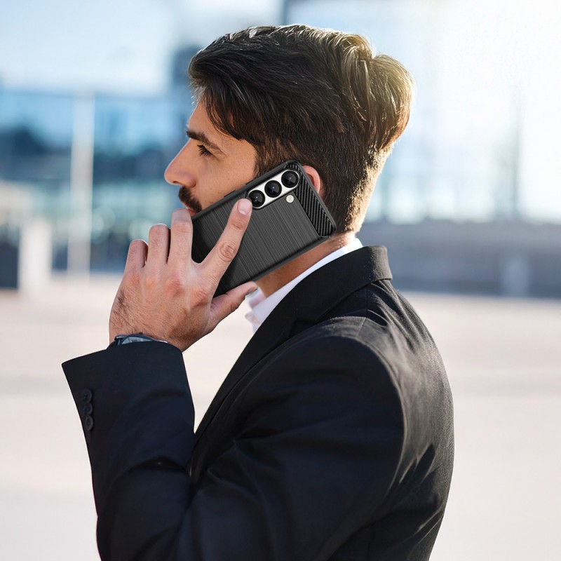 Θήκη Carbon Cover Samsung Galaxy A52 SM-A525/ A52 5G SM-A526/ A52s SM-A528B Black