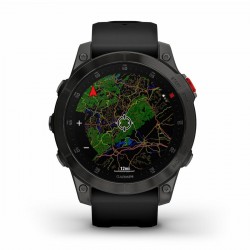 Garmin Epix (Gen 2) 47mm Titanium Black Μεταχειρισμένο με 12 μήνες Εγγύηση