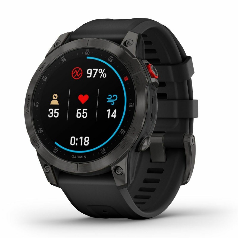 Garmin Epix (Gen 2) 47mm Titanium Black Μεταχειρισμένο με 12 μήνες Εγγύηση