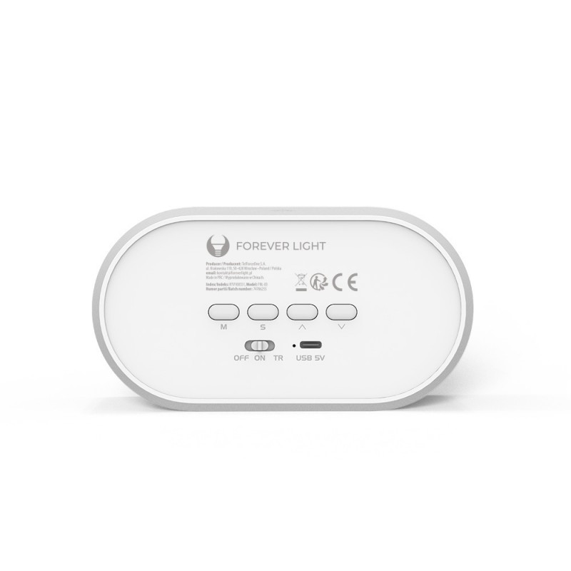 Ψηφιακό Ρολόι & Ξυπνητήρι Forever Light Ingrid Night Light Pure with LED Bunny White (FNL-05) Ψηφιακό Ρολόι & Ξυπνητήρι Forever Light Ingrid Night Light Pure with LED Bunny White (FNL-05)