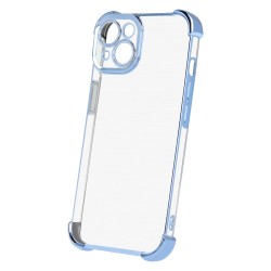 Θήκη TPU Anti Shock Chrome Cover Xiaomi Redmi Note 14 5G / Poco M7 Pro Clear/Blue Θήκη TPU Anti Shock Chrome Cover Xiaomi Redmi Note 14 5G / Poco M7 Pro Clear/Blue