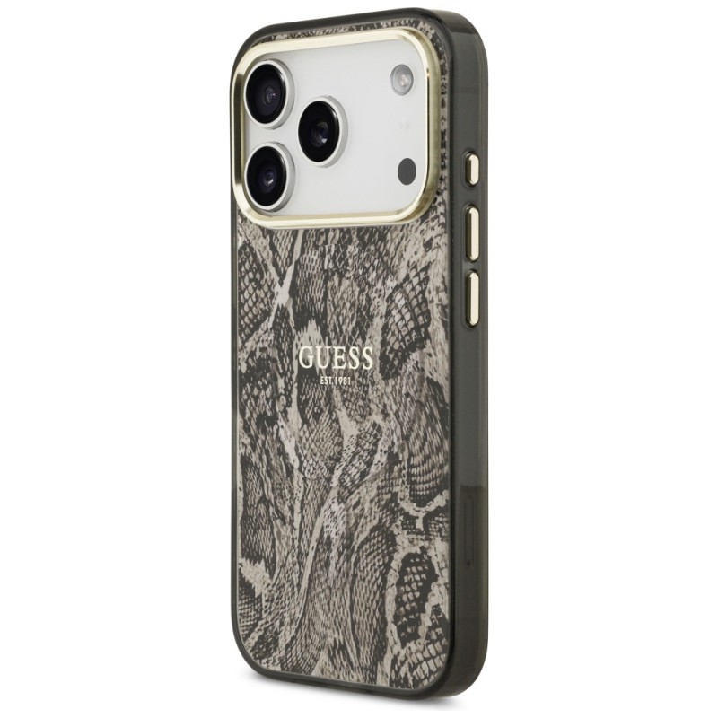 Θήκη Guess Python Pattern MagSafe Cover Apple iPhone 17 Pro Max (6.9") Brown Θήκη Guess Python Pattern MagSafe Cover Apple iPhone 17 Pro Max (6.9") Brown