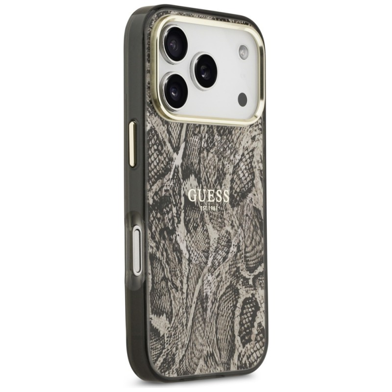 Θήκη Guess Python Pattern MagSafe Cover Apple iPhone 17 Pro Max (6.9") Brown Θήκη Guess Python Pattern MagSafe Cover Apple iPhone 17 Pro Max (6.9") Brown