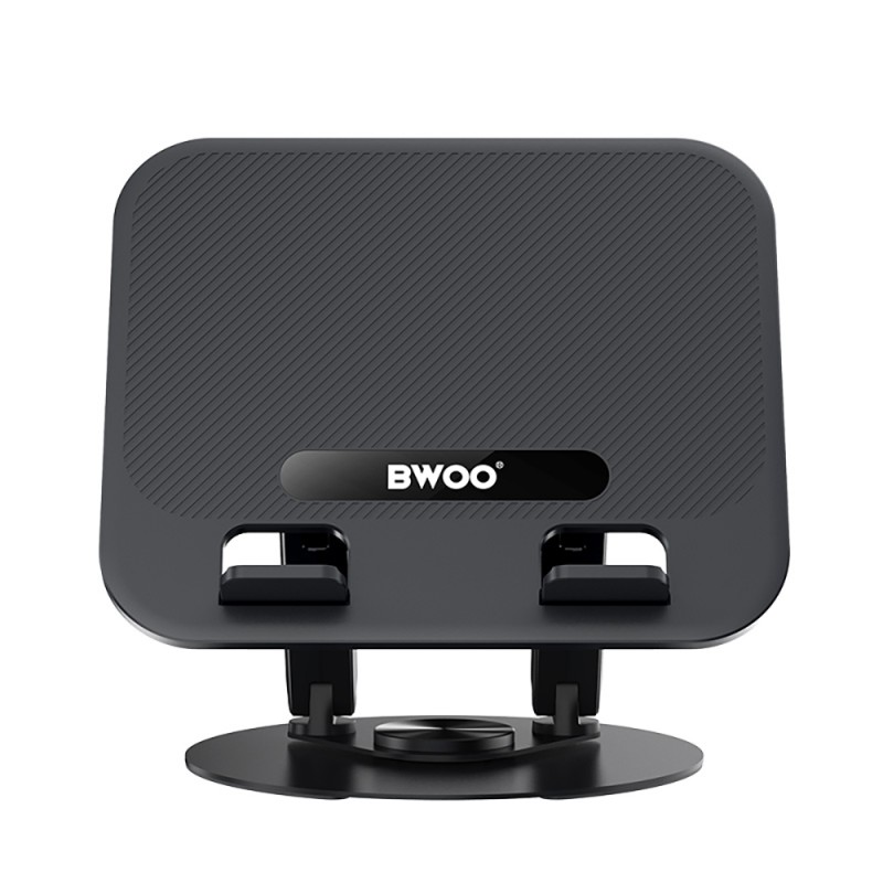 Βάση Γραφείου BWOO Rotable Tablet and Laptop Aluminium Fold Stand Black