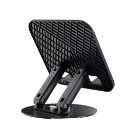 Βάση Γραφείου BWOO Rotable Tablet and Laptop Aluminium Fold Stand Black