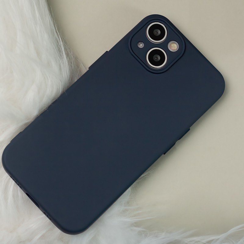Θήκη Silicone Cover Motorola Moto G86 5G / Edge 60 Fusion Dark Blue