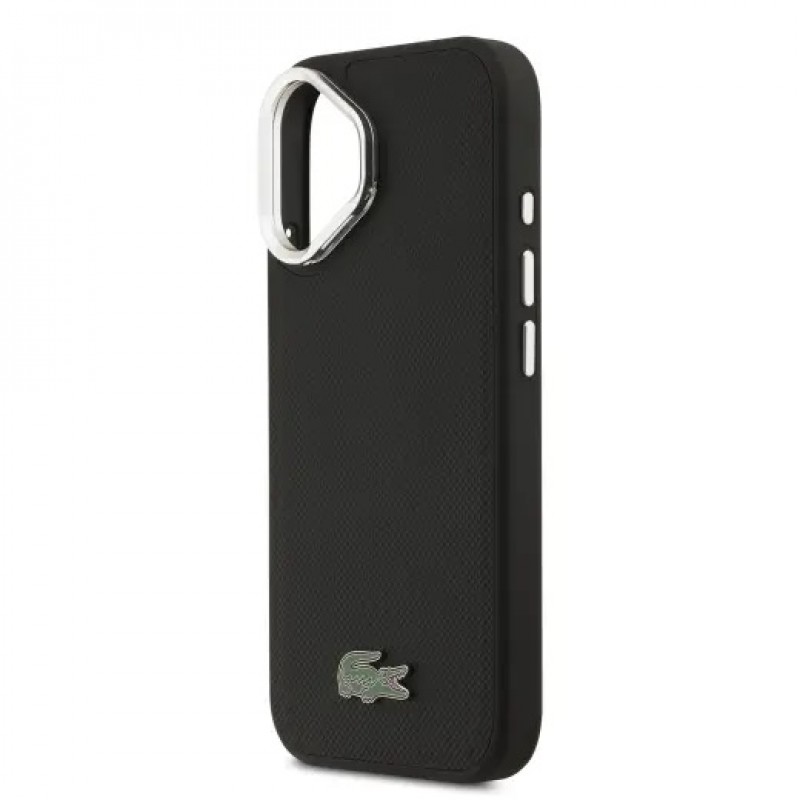 Θήκη Lacoste Iconic Petit Pique Camera Stand MagSafe Case For iPhone 17 (6.3") Black