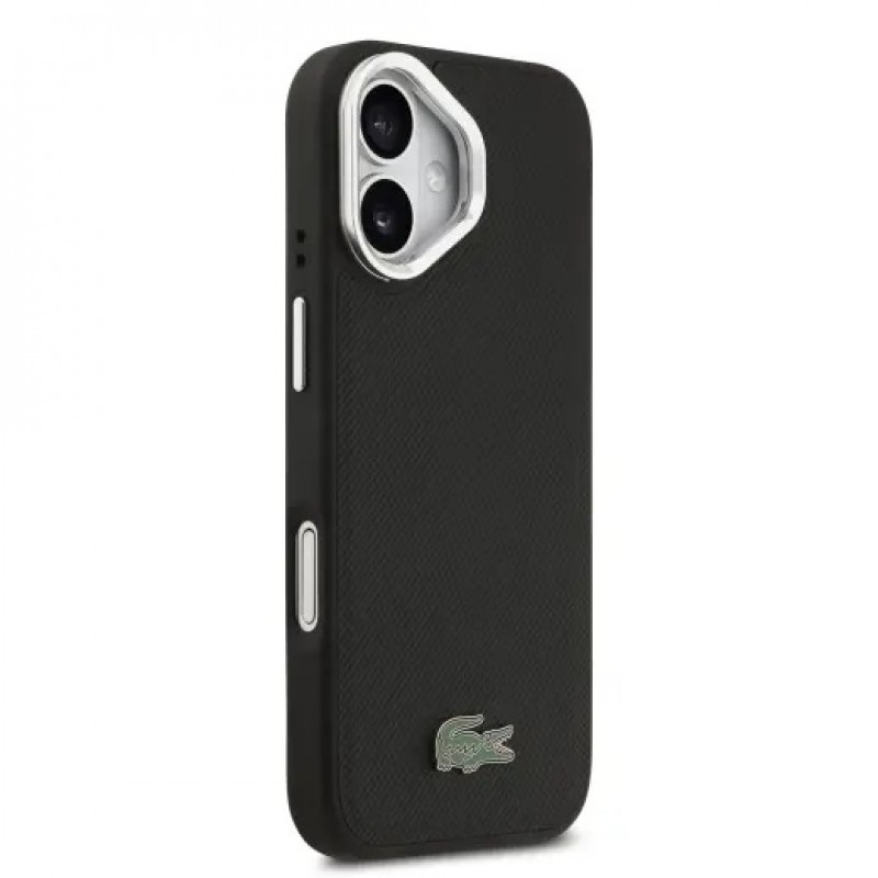 Θήκη Lacoste Iconic Petit Pique Camera Stand MagSafe Case For iPhone 17 (6.3") Black