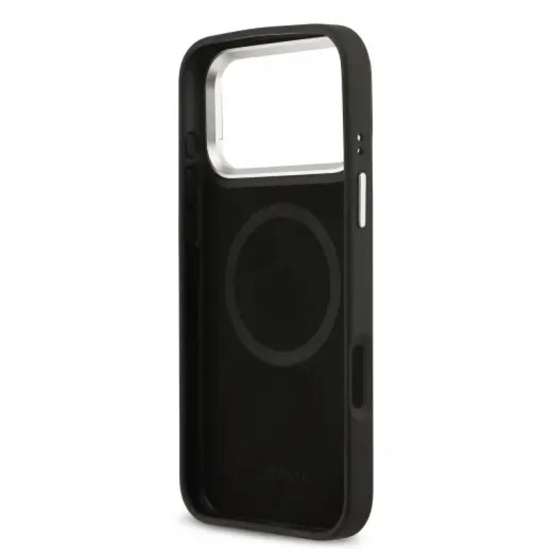 Θήκη Lacoste Iconic Petit Pique Camera Stand MagSafe Case Apple iPhone 17 Pro Max (6.9") Black