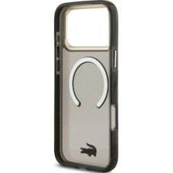 Θήκη Lacoste PC/TPU Frosted Finish Gold Logo MagSafe Case Apple iPhone 17 Pro Max (6.9") Black