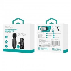 Ασύρματο Μικρόφωνο Devia AP004 USB-C Kintone Black