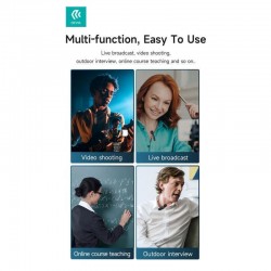 Ασύρματο Μικρόφωνο Devia AP004 USB-C Kintone Black